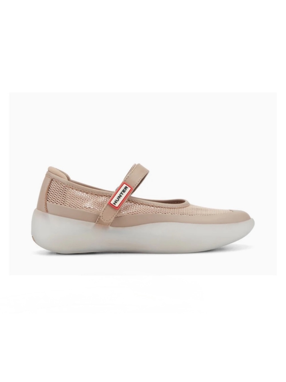 Hunter nwt size 7 Women's Mire Casual Mesh Mary Janes light brown